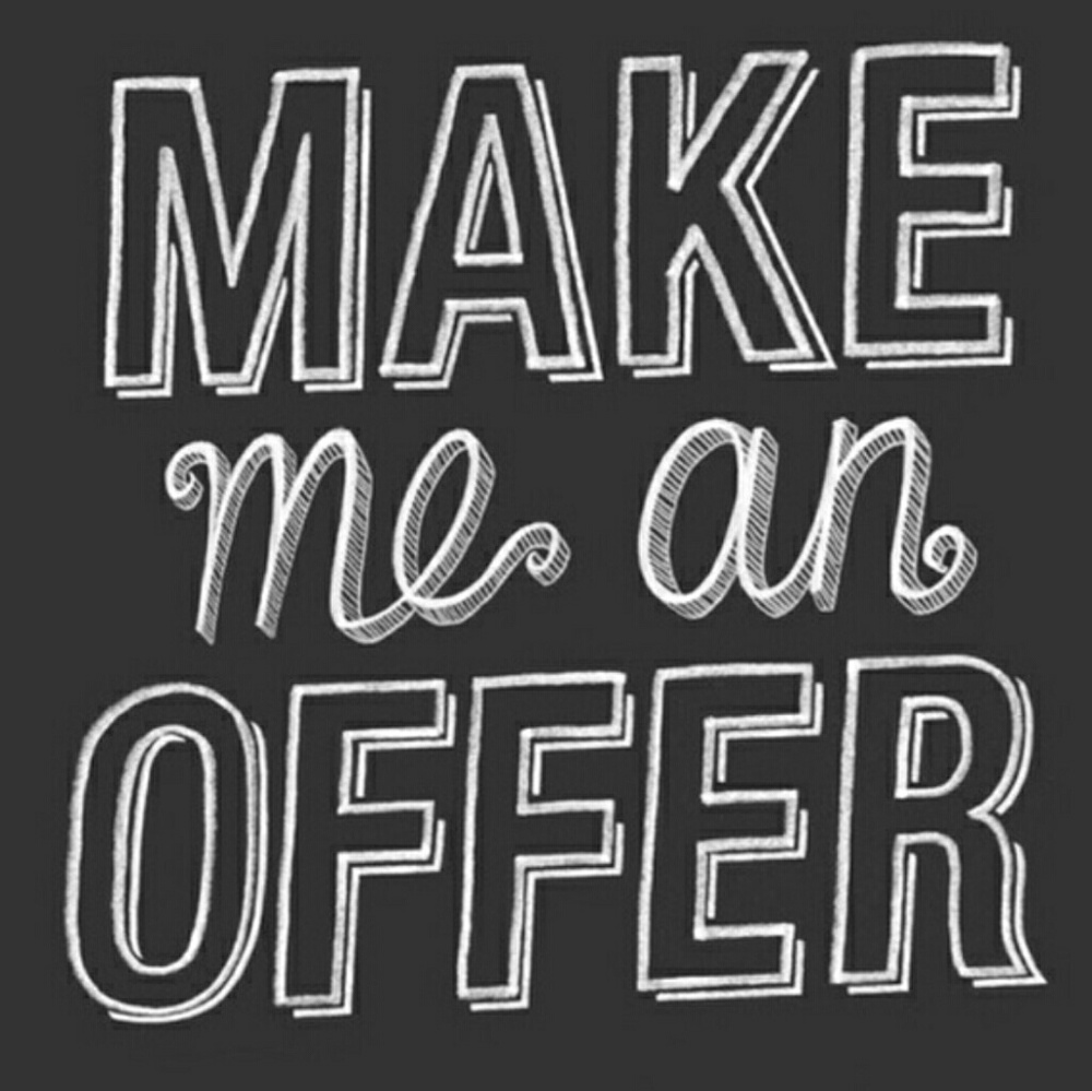 REASONABLE OFFERS ONLY